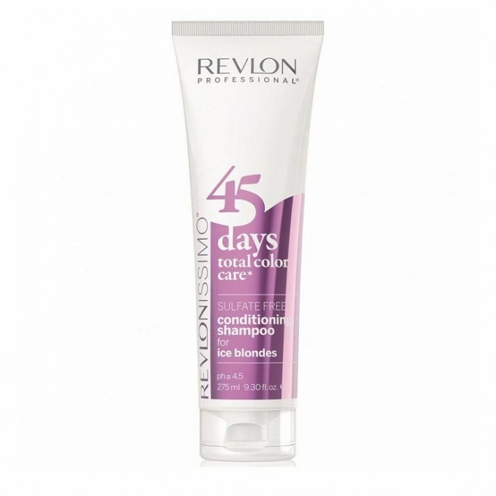 45 DAYS SHAMPOO & CONDITIONER SULFATE FREE 275 ML. " FOR ICE BLONDES" 45 DAYS SHAMPOO & CONDITIONER SULFATE FREE 275 ML. " FOR ICE BLONDES"