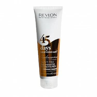 45 DAYS  SHAMPOO & CONDITIONER SULFATE FREE 275 ML. " FOR INTENSE COPPERS"