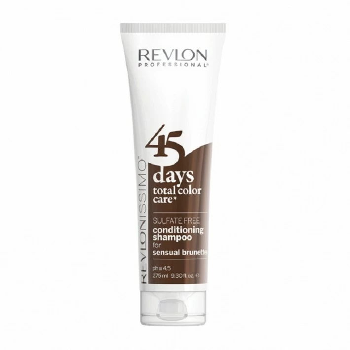 45 DAYS SHAMPOO & CONDITIONER SULFATE FREE 275 ML. " FOR SENSUAL BRUNETTES" 45 DAYS SHAMPOO & CONDITIONER SULFATE FREE 275 ML. " FOR SENSUAL BRUNETTES"