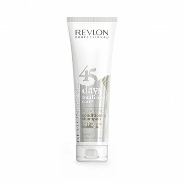 45 DAYS  SHAMPOO & CONDITIONER SULFATE FREE 275 ML. " FOR STUNNING HIGHLIGHTS"