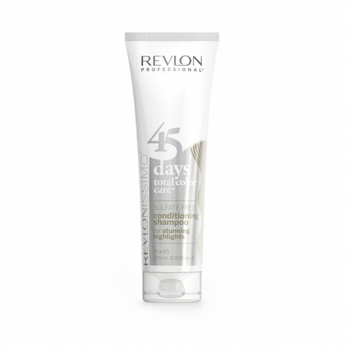 45 DAYS SHAMPOO & CONDITIONER SULFATE FREE 275 ML. " FOR STUNNING HIGHLIGHTS" 45 DAYS SHAMPOO & CONDITIONER SULFATE FREE 275 ML. " FOR STUNNING HIGHLIGHTS"