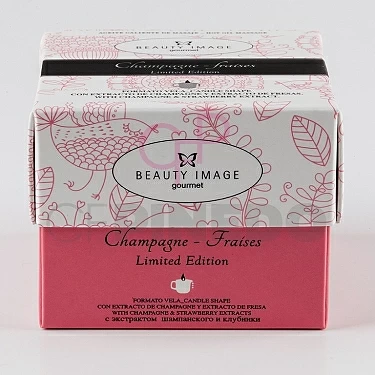 ACEITE CALIENTE MASAJE CHAMPAGNE&FRESAS 35 GRS. VELA_1