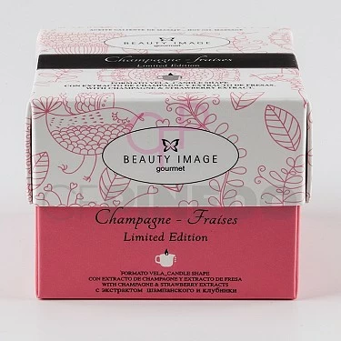 ACEITE CALIENTE MASAJE CHAMPAGNE&FRESAS 35 GRS. VELA_1