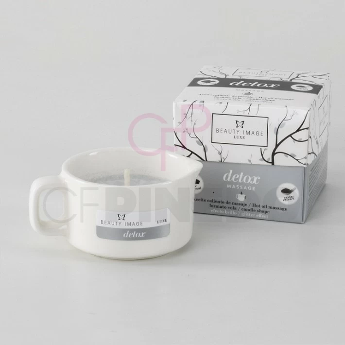ACEITE CALIENTE MASAJE DETOX 35 GRS. VELA