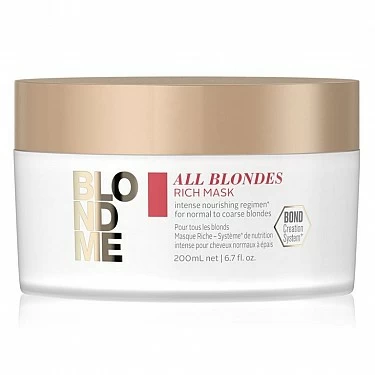 ALL BLONDES RICH MASK 200 ML. BLONDME TRATAMIENTO