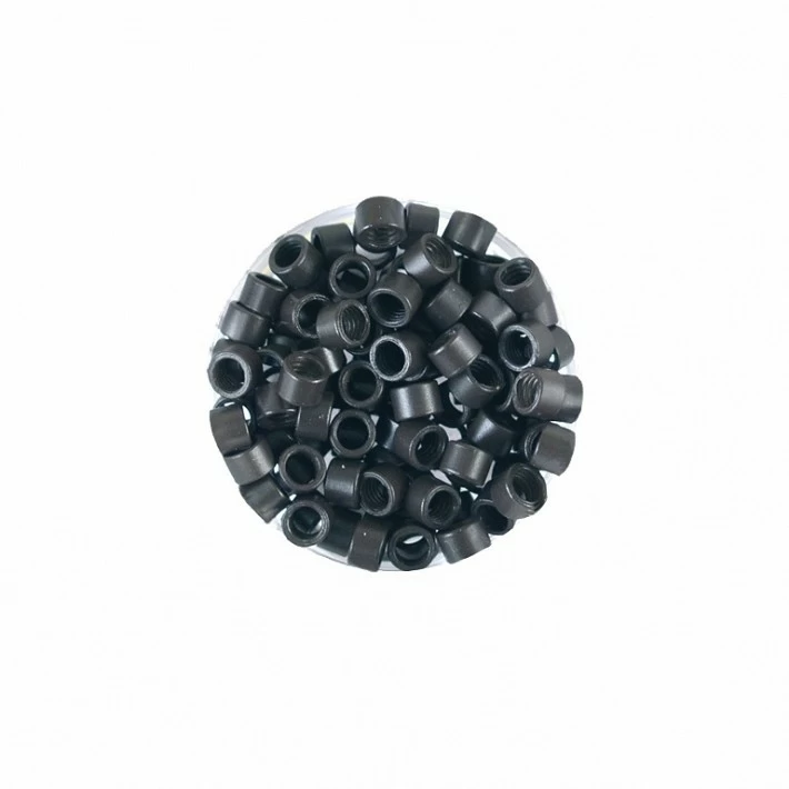 ANILLA-GRAPA PARA EXTENSIONES (50 UNIDADES) CASTA�O OSCURO