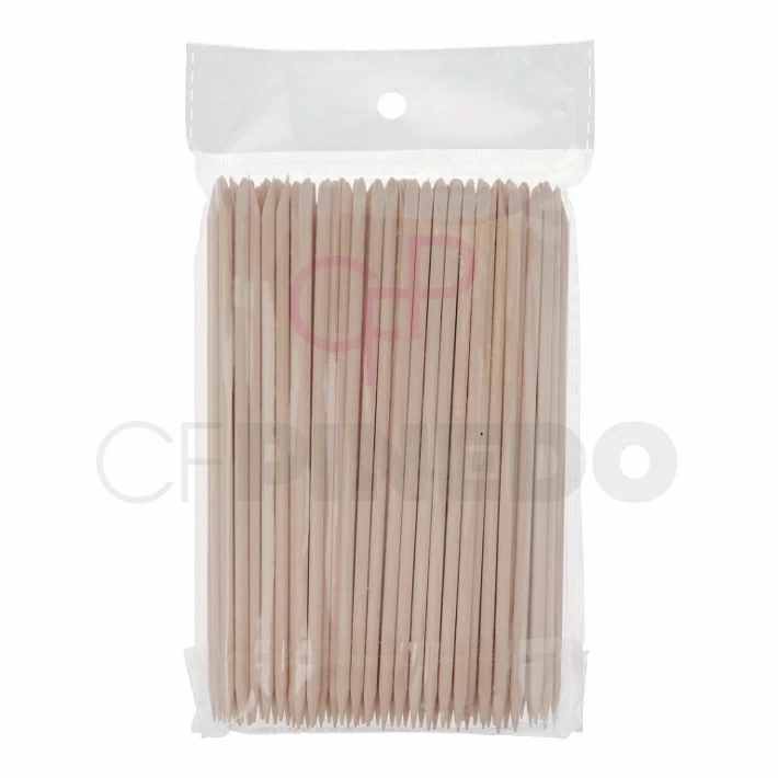 BAJAPIELES MADERA (PALITO NARANJO) 155 MM. 100 UNIDADES REF.06566