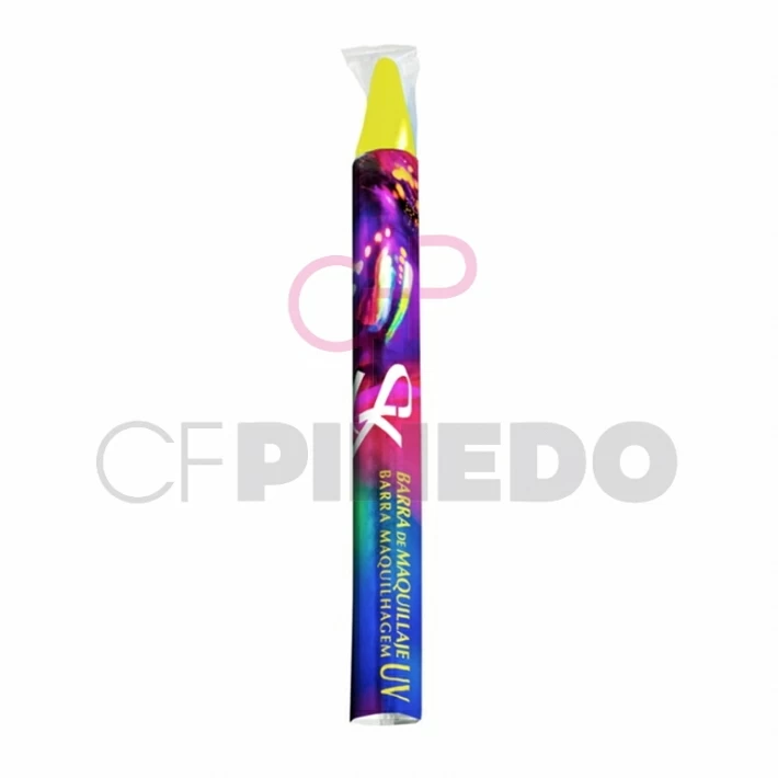 BARRA MAQUILLAJE 14 X 110 ULTRAVIOLETA AMARILLO REF : 502/01 BARRA MAQUILLAJE 14 X 110 ULTRAVIOLETA AMARILLO REF : 502/01