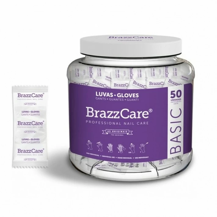 BRAZZCARE GUANTES MANICURA USO INDIVIDUAL (BOTE 50 PARES) BRAZZCARE GUANTES MANICURA USO INDIVIDUAL (BOTE 50 PARES)