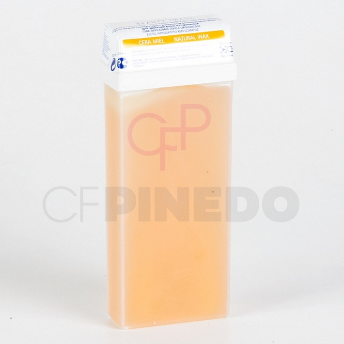 CARTUCHO CERA TIBIA AMARILLO ROLLON 110 ML.