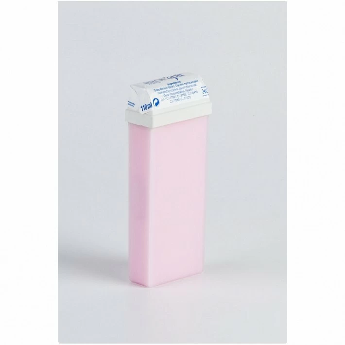 CARTUCHO CERA TIBIA ROSA ROLLON 110 ML. (CAJA 52 UNIDADES)