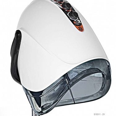 CASCO EGG CON PIE 2 VELOCIDADES BLANCO FUME