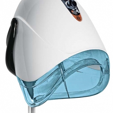 CASCO EGG CON PIE 2 VELOCIDADES BLANCO/AZUL