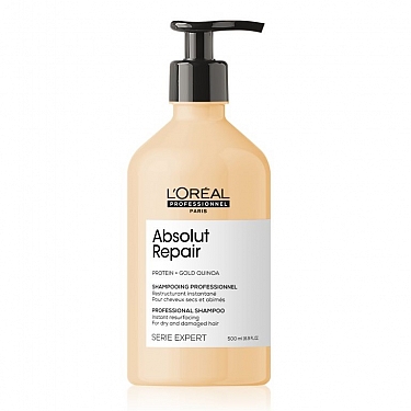 CHAMPU ABSOLUT REPAIR LIPIDIUM, GOLD 500 ML. SERIE EXPERT