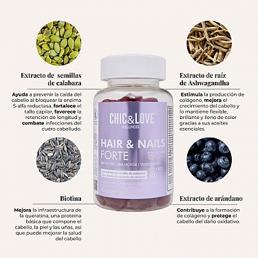 CHIC & LOVE HAIR & NAILS FORTE GUMMIES VITAMINS_1