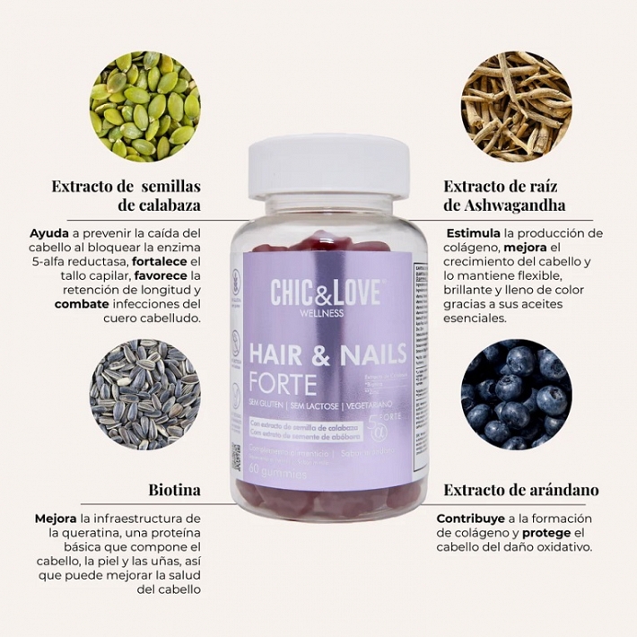 CHIC & LOVE HAIR & NAILS FORTE GUMMIES VITAMINS_1