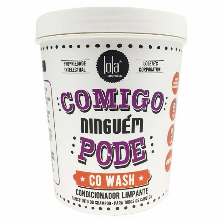 COMIGO NINGUEM PODE CO WASH ACONDICIONADOR LIMPIADOR 450 G. COMIGO NINGUEM PODE CO WASH ACONDICIONADOR LIMPIADOR 450 G.