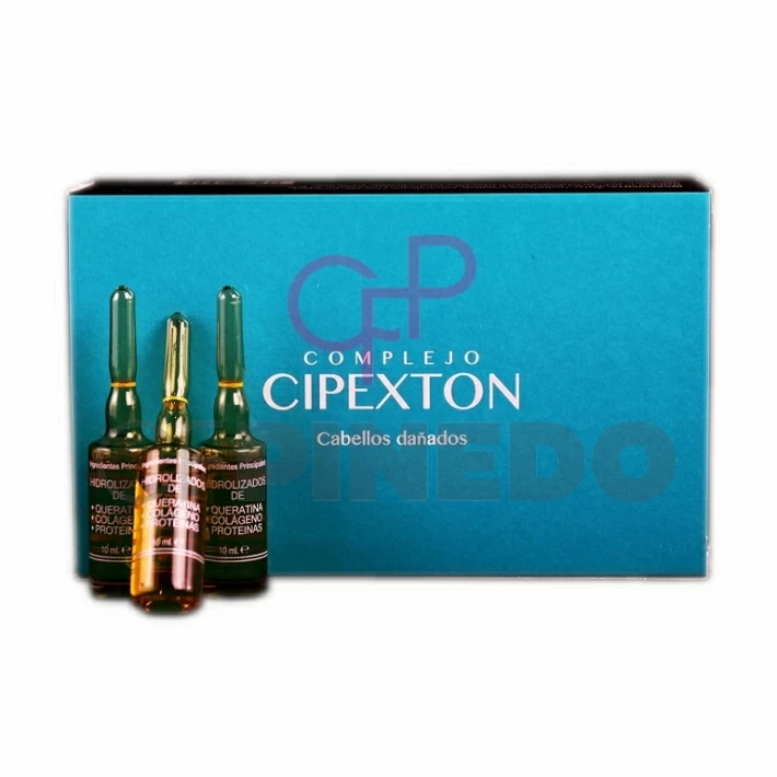 COMPLEJO CIPEXTON CABELLOS DA�ADOS (12 AMPOLLAS) LIHETO