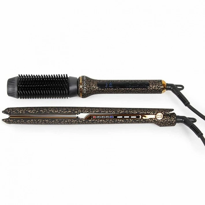 CORIOLISS PLANCHA C3 GOLD LEOPARD + HOT BRUSH CORIOLISS PLANCHA C3 GOLD LEOPARD + HOT BRUSH