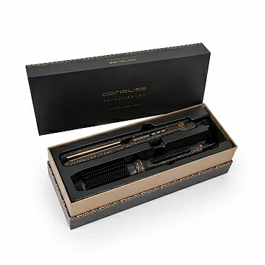 CORIOLISS PLANCHA C3 GOLD LEOPARD + HOT BRUSH_3