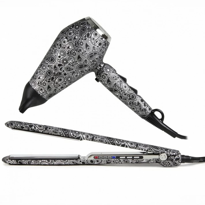 CORIOLISS PLANCHA C3 + KOMPACTISSIMO SILVER PAISLEY SOFT TOUCH"EDICION LIMITADA"