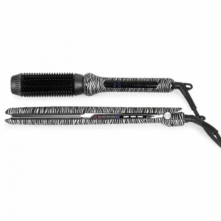 CORIOLISS PLANCHA C3 SILVER ZEBRA + HOT BRUSH CORIOLISS PLANCHA C3 SILVER ZEBRA + HOT BRUSH