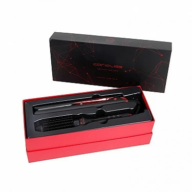 CORIOLISS PLANCHA C5 RED + HOT BRUSH "CHRISTMAS KIT"_3