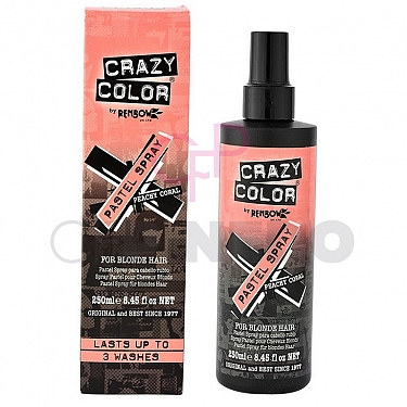 CRAZY COLOR PASTEL SPRAY 250 ML. PEACHY CORAL