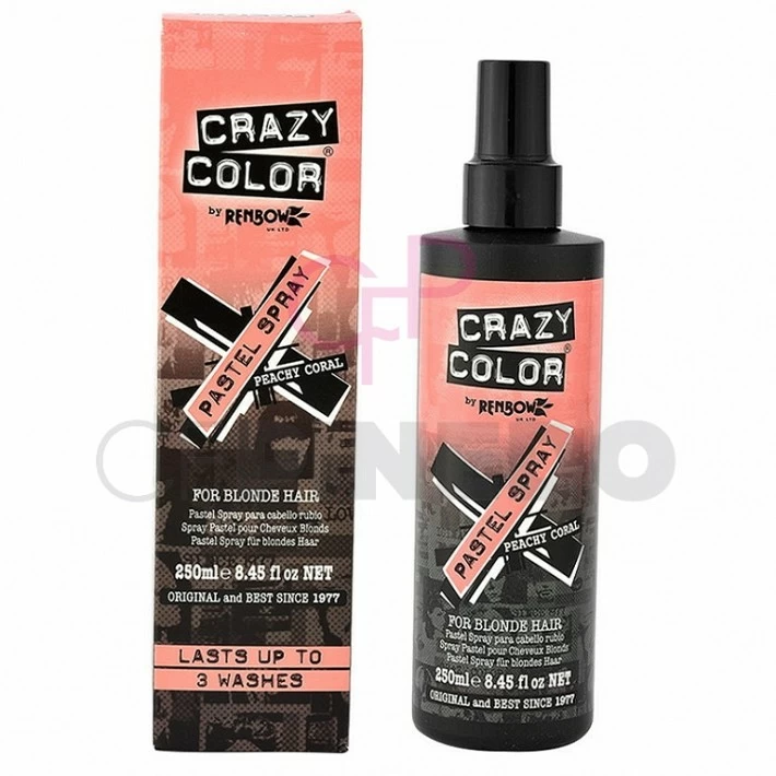 CRAZY COLOR PASTEL SPRAY 250 ML. PEACHY CORAL CRAZY COLOR PASTEL SPRAY 250 ML. PEACHY CORAL