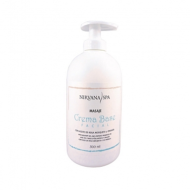 CREMA BASE FACIAL 500 ML. REF : 81108 NIRVANA SPA