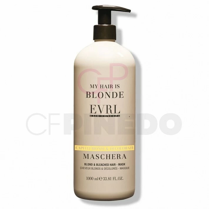 EVRL MASCHERA CAPELLI BIONDI E DECOLORATI 1000 ML.