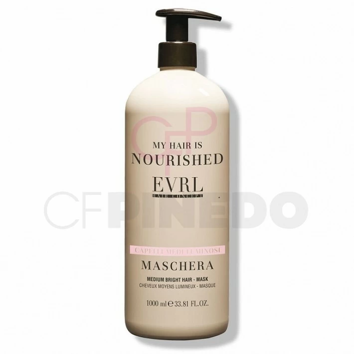 EVRL MASCHERA CAPELLI MEDI LUMINOSI 1000 ML.