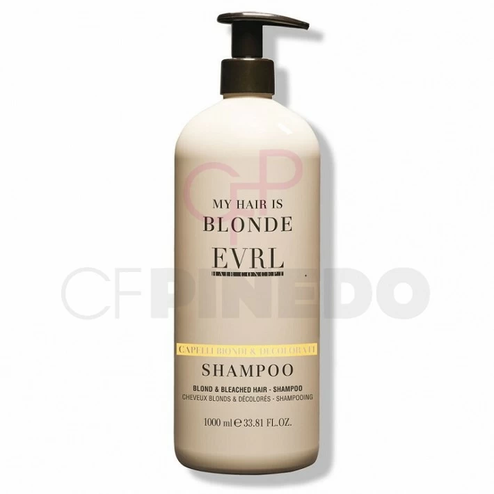 EVRL SHAMPOO CAPELLI BIONDI E DECOLORATI 1000 ML.