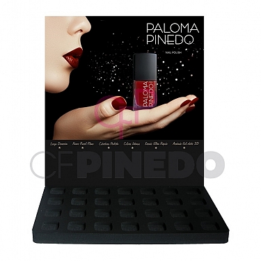 EXPOSITOR PVC NAIL POLISH PALOMA PINEDO