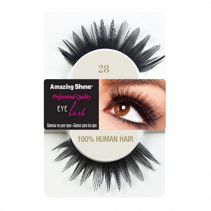 EYE LASH BLACK MODELO 28 REF : 654 AMAZING SHINE