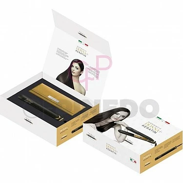 GAMMAPIU PLANCHA DONNA + KERATIN NEGRO Y DORADO_1 GAMMAPIU PLANCHA DONNA + KERATIN NEGRO Y DORADO_1