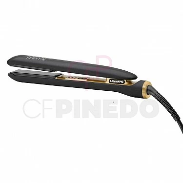 GAMMAPIU PLANCHA DONNA + KERATIN NEGRO Y DORADO_3 GAMMAPIU PLANCHA DONNA + KERATIN NEGRO Y DORADO_3