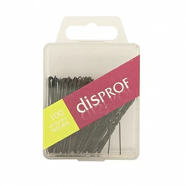 HORQUILLAS INVISIBLE CORTA NEGRA (100 UNIDADES) DISPROF REF : VP-HINP