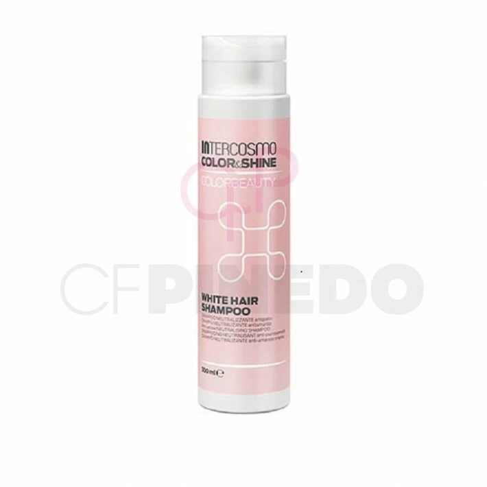INTERCOSMO CHAMPU COLOR BEAUTY WHITE HAIR 300 ML COLOR & SHINE - ANTIAMARILLO