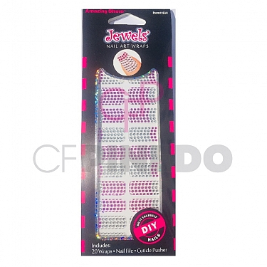 JEWELS NAIL ART WRAPS REF : 830 AMAZING SHINE
