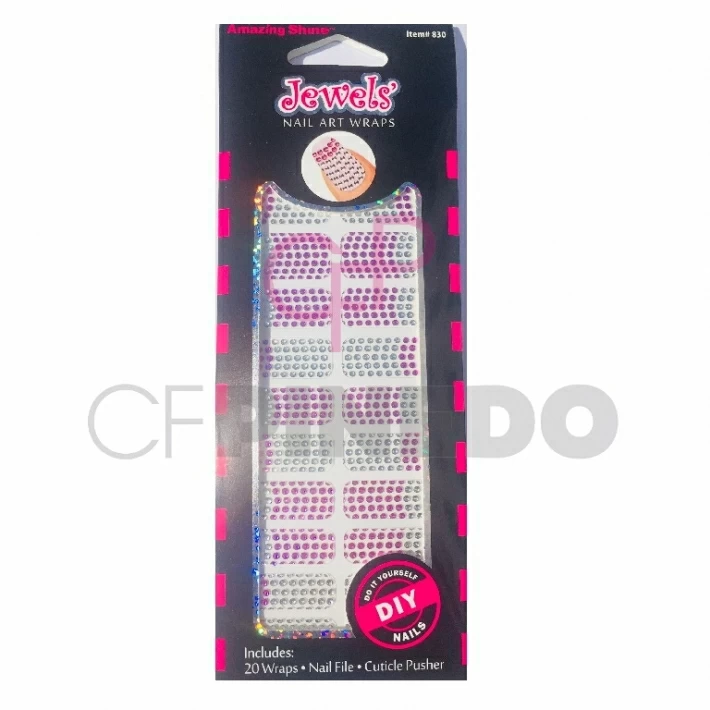 JEWELS NAIL ART WRAPS REF : 830 AMAZING SHINE