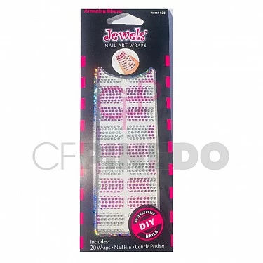 JEWELS NAIL ART WRAPS REF : 830 AMAZING SHINE