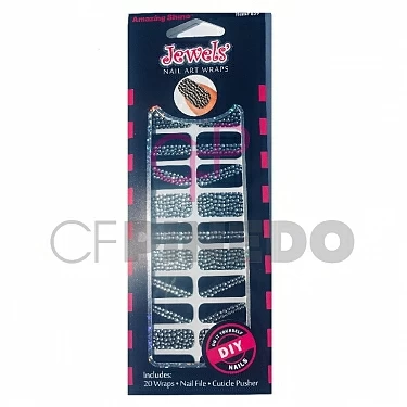 JEWELS NAIL ART WRAPS REF : 839 AMAZING SHINE