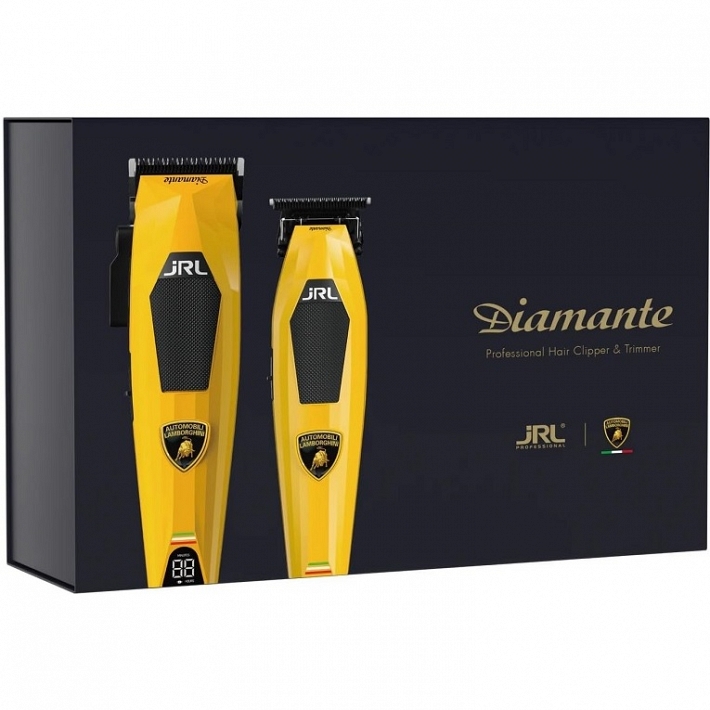 JRL COMBO LAMBORGHINI DIAMANTE PROFESIONAL HAIR CLIPPER & TRIMMER - AMARILLO_1