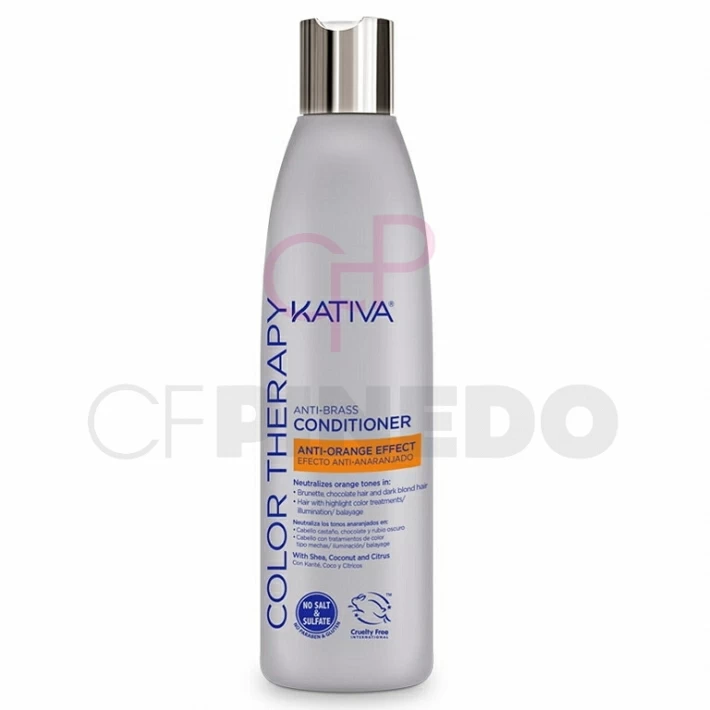 KATIVA COLOR THERAPY ANTI NARANJA ACONDICIONADOR 250 ML. KATIVA COLOR THERAPY ANTI NARANJA ACONDICIONADOR 250 ML.