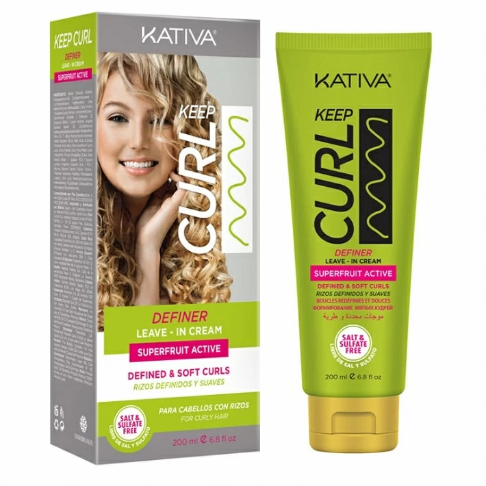 KATIVA KEEP CURL DEFINER LEAVE IN CREAM 200 ML