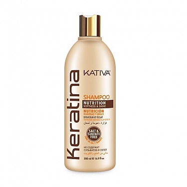 KATIVA KERATINA SHAMPOO 500 ML.