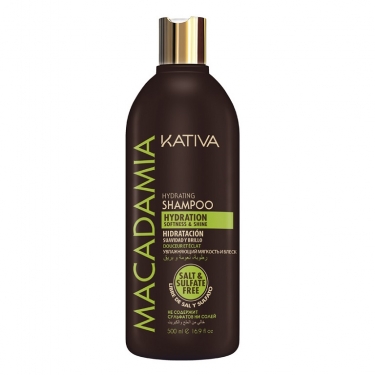 KATIVA MACADAMIA HYDRATING SHAMPOO 500 ML.