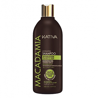 KATIVA MACADAMIA HYDRATING SHAMPOO 500 ML.