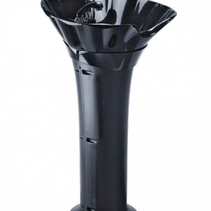 LAVABO CON COLUMNA RAIN NEGRO